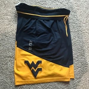 West Virginia nike elite dri fit shorts